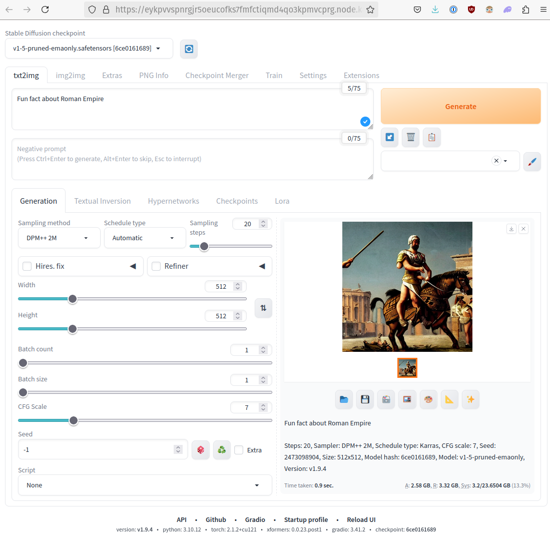 Stable Diffusion WebUI